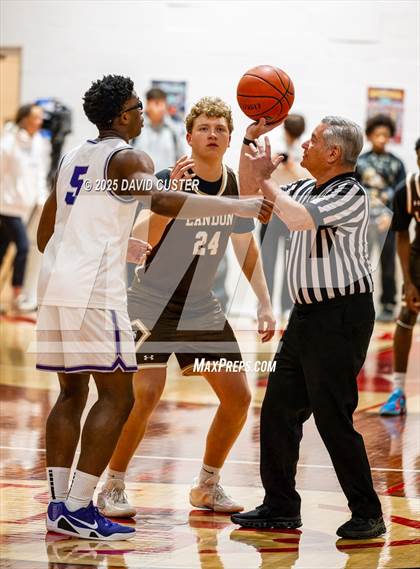 Thumbnail 1 in Landon vs. Gonzaga (Capital Hoops Mayhem on Military) photogallery.