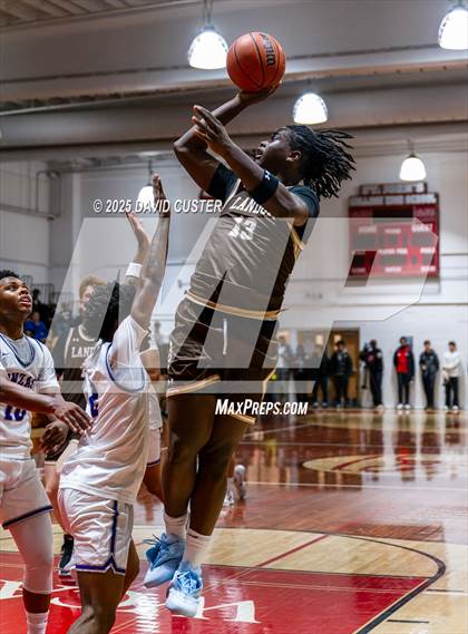 Thumbnail 2 in Landon vs. Gonzaga (Capital Hoops Mayhem on Military) photogallery.