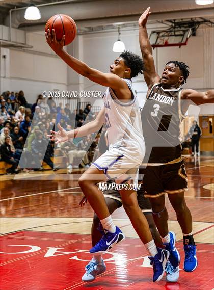 Thumbnail 3 in Landon vs. Gonzaga (Capital Hoops Mayhem on Military) photogallery.