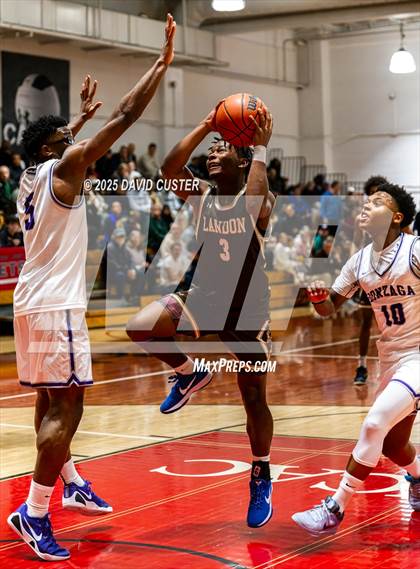 Thumbnail 1 in Landon vs. Gonzaga (Capital Hoops Mayhem on Military) photogallery.