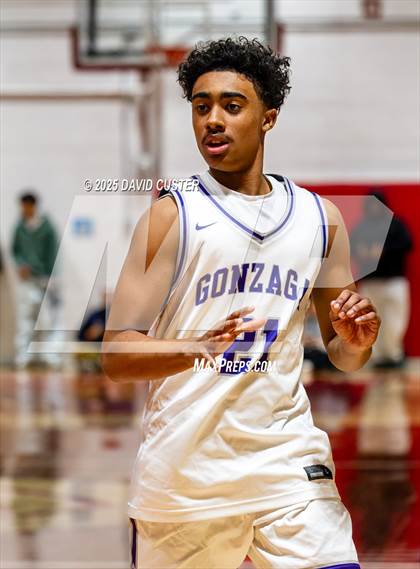 Thumbnail 2 in Landon vs. Gonzaga (Capital Hoops Mayhem on Military) photogallery.