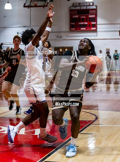 Thumbnail 1 in Landon vs. Gonzaga (Capital Hoops Mayhem on Military) photogallery.