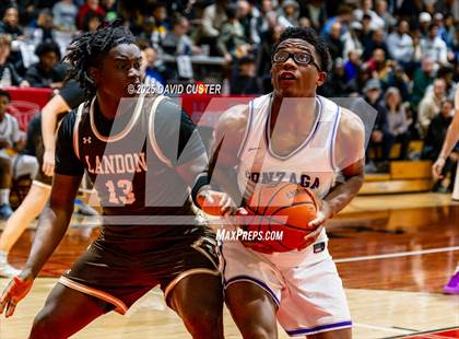 Thumbnail 3 in Landon vs. Gonzaga (Capital Hoops Mayhem on Military) photogallery.