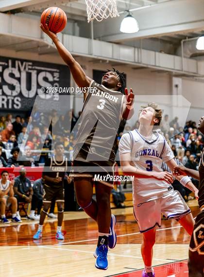 Thumbnail 2 in Landon vs. Gonzaga (Capital Hoops Mayhem on Military) photogallery.