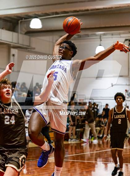 Thumbnail 1 in Landon vs. Gonzaga (Capital Hoops Mayhem on Military) photogallery.
