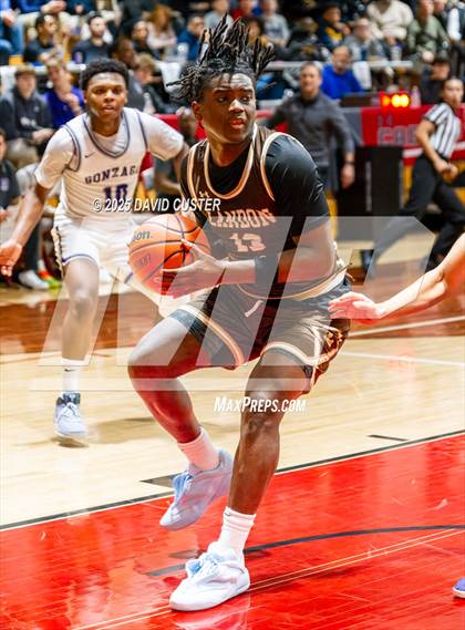 Thumbnail 2 in Landon vs. Gonzaga (Capital Hoops Mayhem on Military) photogallery.