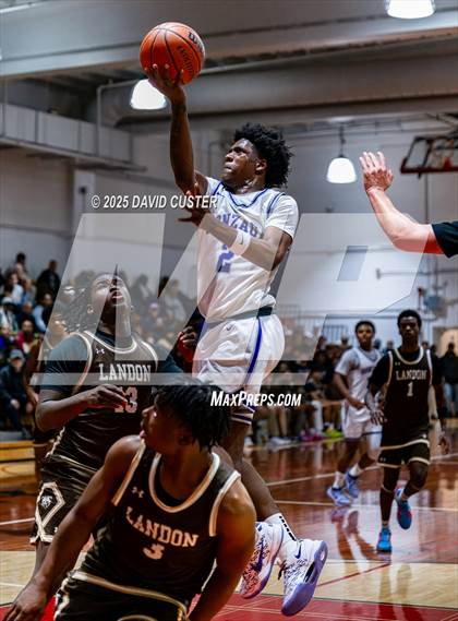 Thumbnail 2 in Landon vs. Gonzaga (Capital Hoops Mayhem on Military) photogallery.