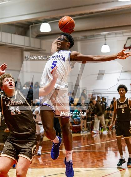 Thumbnail 2 in Landon vs. Gonzaga (Capital Hoops Mayhem on Military) photogallery.