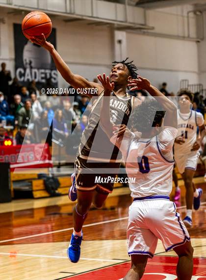 Thumbnail 1 in Landon vs. Gonzaga (Capital Hoops Mayhem on Military) photogallery.