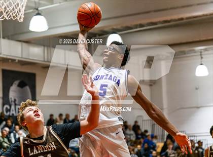 Thumbnail 1 in Landon vs. Gonzaga (Capital Hoops Mayhem on Military) photogallery.