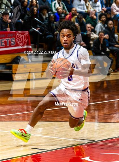 Thumbnail 1 in Landon vs. Gonzaga (Capital Hoops Mayhem on Military) photogallery.