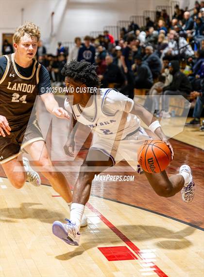 Thumbnail 1 in Landon vs. Gonzaga (Capital Hoops Mayhem on Military) photogallery.