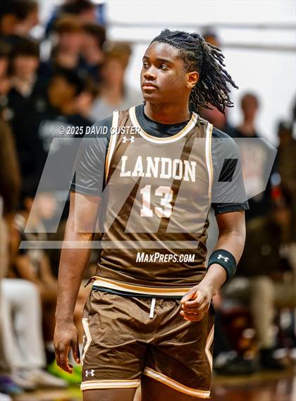 Thumbnail 2 in Landon vs. Gonzaga (Capital Hoops Mayhem on Military) photogallery.