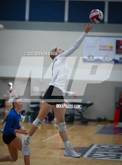 Thumbnail 1 in Scottsdale Christian Academy vs. Snowflake (Spiketown invitational) photogallery.