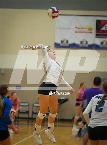 Thumbnail 3 in Scottsdale Christian Academy vs. Snowflake (Spiketown invitational) photogallery.
