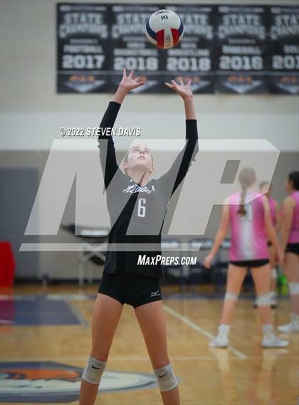 Thumbnail 2 in Scottsdale Christian Academy vs. Snowflake (Spiketown invitational) photogallery.