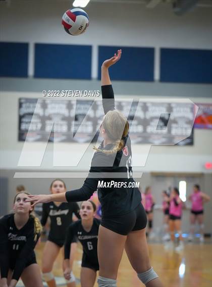 Thumbnail 3 in Scottsdale Christian Academy vs. Snowflake (Spiketown invitational) photogallery.