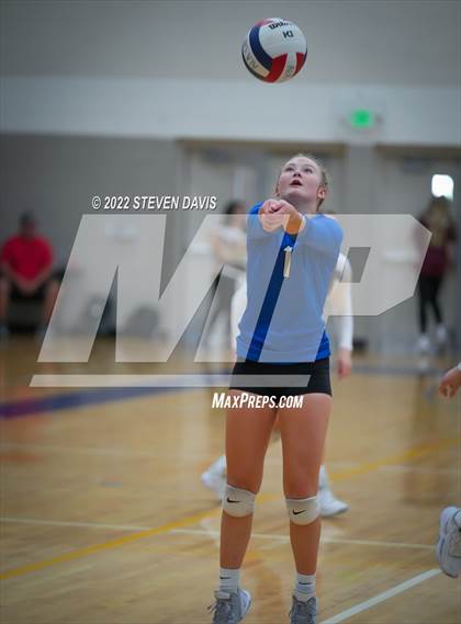 Thumbnail 3 in Scottsdale Christian Academy vs. Snowflake (Spiketown invitational) photogallery.