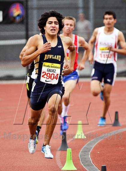 Thumbnail 2 in Arcadia Invitational (1 Mile Run) photogallery.
