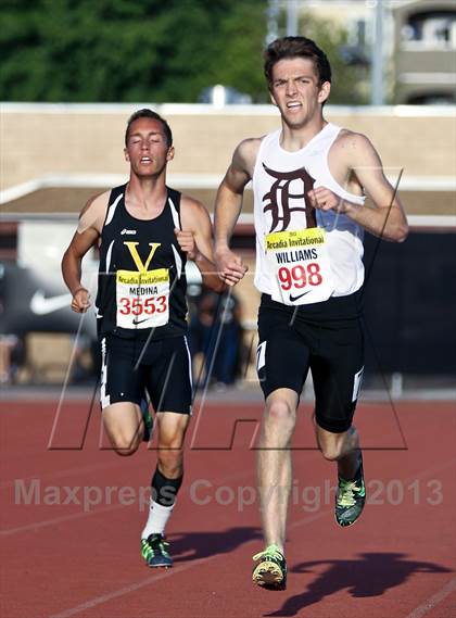 Thumbnail 3 in Arcadia Invitational (1 Mile Run) photogallery.