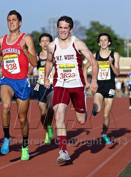 Thumbnail 1 in Arcadia Invitational (1 Mile Run) photogallery.