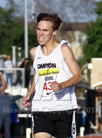 Thumbnail 2 in Arcadia Invitational (1 Mile Run) photogallery.