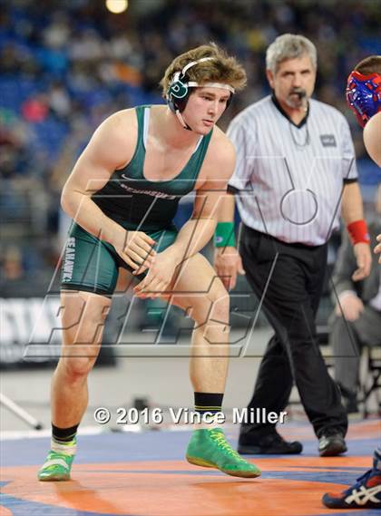 Thumbnail 1 in WIAA 3A 195 LB Championship  photogallery.