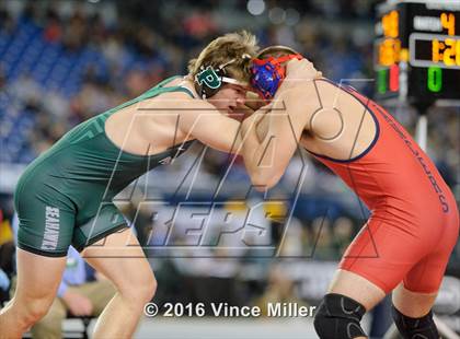Thumbnail 1 in WIAA 3A 195 LB Championship  photogallery.