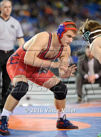 Thumbnail 1 in WIAA 3A 195 LB Championship  photogallery.
