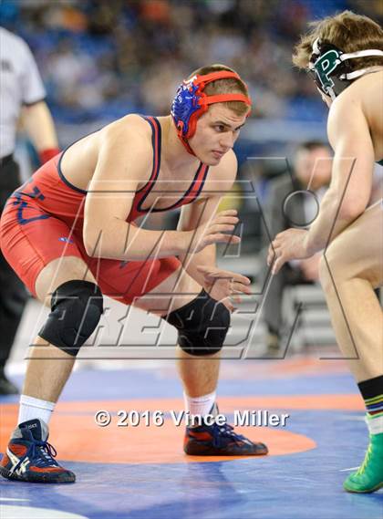 Thumbnail 2 in WIAA 3A 195 LB Championship  photogallery.