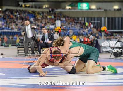 Thumbnail 3 in WIAA 3A 195 LB Championship  photogallery.