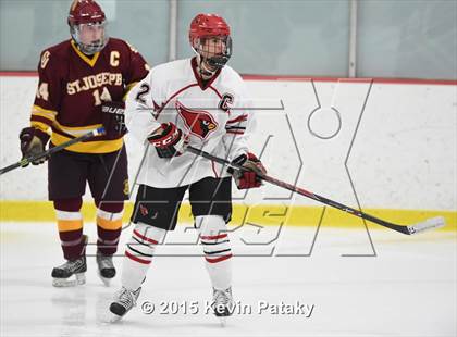 Thumbnail 1 in St. Joseph vs. Greenwich (FCIAC Semifinal) photogallery.