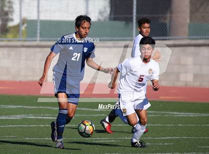 Thumbnail 2 in Harvard-Westlake vs. St. John Bosco (23rd Annual SoCal Soccer Classic) photogallery.