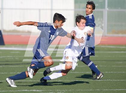 Thumbnail 2 in Harvard-Westlake vs. St. John Bosco (23rd Annual SoCal Soccer Classic) photogallery.