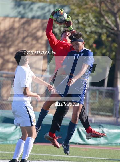 Thumbnail 3 in Harvard-Westlake vs. St. John Bosco (23rd Annual SoCal Soccer Classic) photogallery.