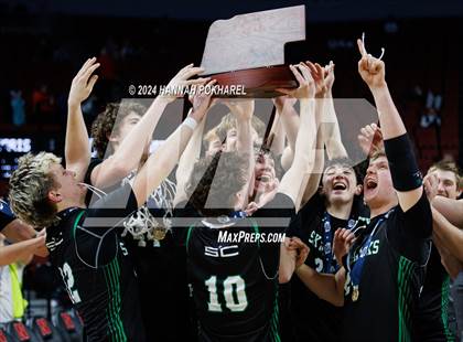 Thumbnail 3 in Skutt Catholic vs. Norris (NSAA Class B Final) photogallery.