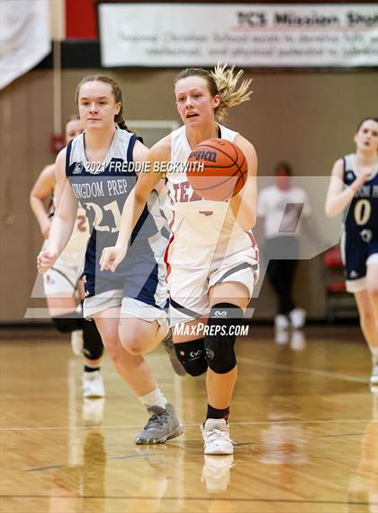 Thumbnail 1 in Texoma Christian vs. Kingdom Prep Academy (TAPPS 2A Area) photogallery.