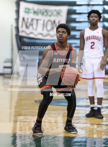 Thumbnail 2 in Hayfield vs. Annandale (George Long Holiday Hoops Tournament) photogallery.