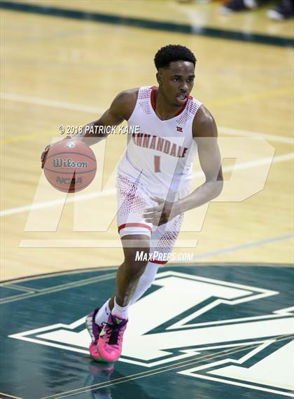 Thumbnail 2 in Hayfield vs. Annandale (George Long Holiday Hoops Tournament) photogallery.