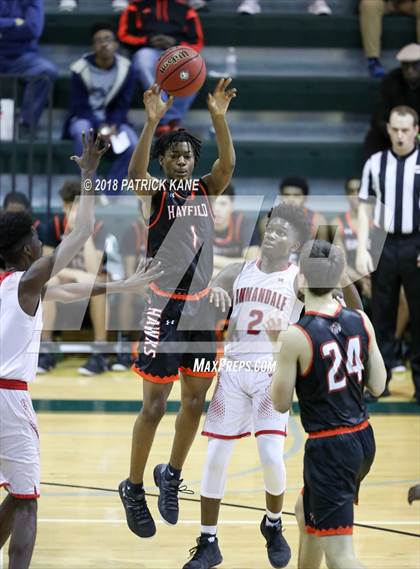 Thumbnail 2 in Hayfield vs. Annandale (George Long Holiday Hoops Tournament) photogallery.