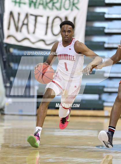 Thumbnail 3 in Hayfield vs. Annandale (George Long Holiday Hoops Tournament) photogallery.