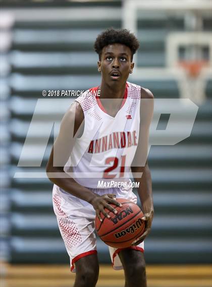Thumbnail 1 in Hayfield vs. Annandale (George Long Holiday Hoops Tournament) photogallery.