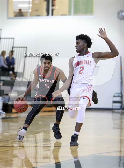 Thumbnail 2 in Hayfield vs. Annandale (George Long Holiday Hoops Tournament) photogallery.