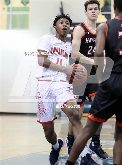 Thumbnail 1 in Hayfield vs. Annandale (George Long Holiday Hoops Tournament) photogallery.