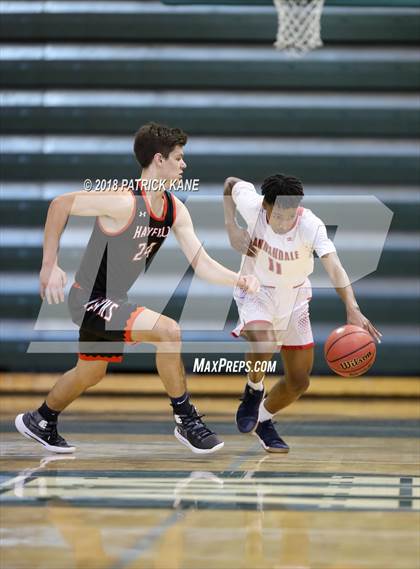 Thumbnail 2 in Hayfield vs. Annandale (George Long Holiday Hoops Tournament) photogallery.