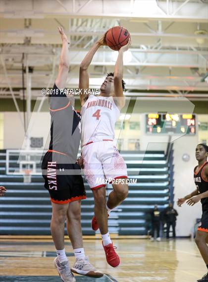 Thumbnail 3 in Hayfield vs. Annandale (George Long Holiday Hoops Tournament) photogallery.