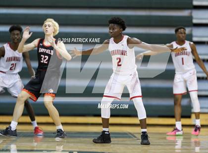 Thumbnail 3 in Hayfield vs. Annandale (George Long Holiday Hoops Tournament) photogallery.