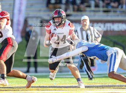 Thumbnail 1 in Lamar vs. Lutheran - MSHSAA Class 2 Show-Me Bowl photogallery.