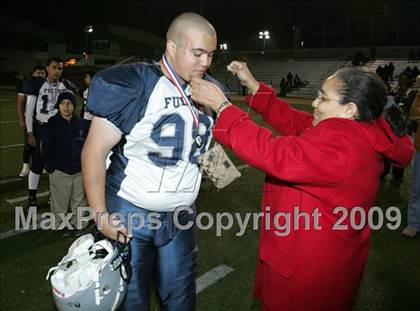 Thumbnail 1 in Fulton vs. View Park (CIF LA City Section 8-Man Final) photogallery.