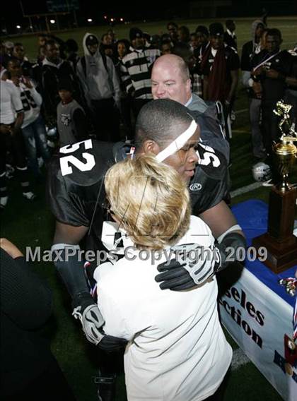 Thumbnail 3 in Fulton vs. View Park (CIF LA City Section 8-Man Final) photogallery.